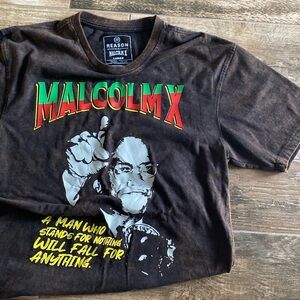 Malcolm X brown shirt unisex